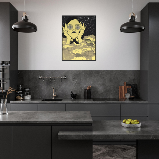 OBSERVER X - Psychedelic Illustration Print