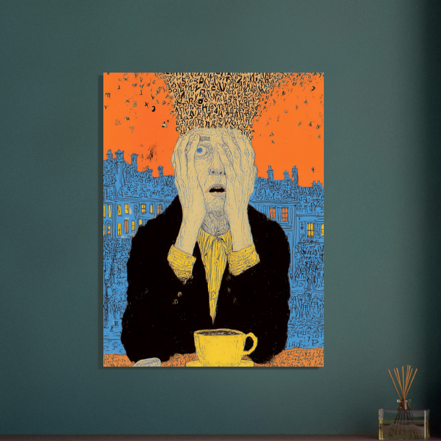 NOISE - Expressive Anxiety Art Print