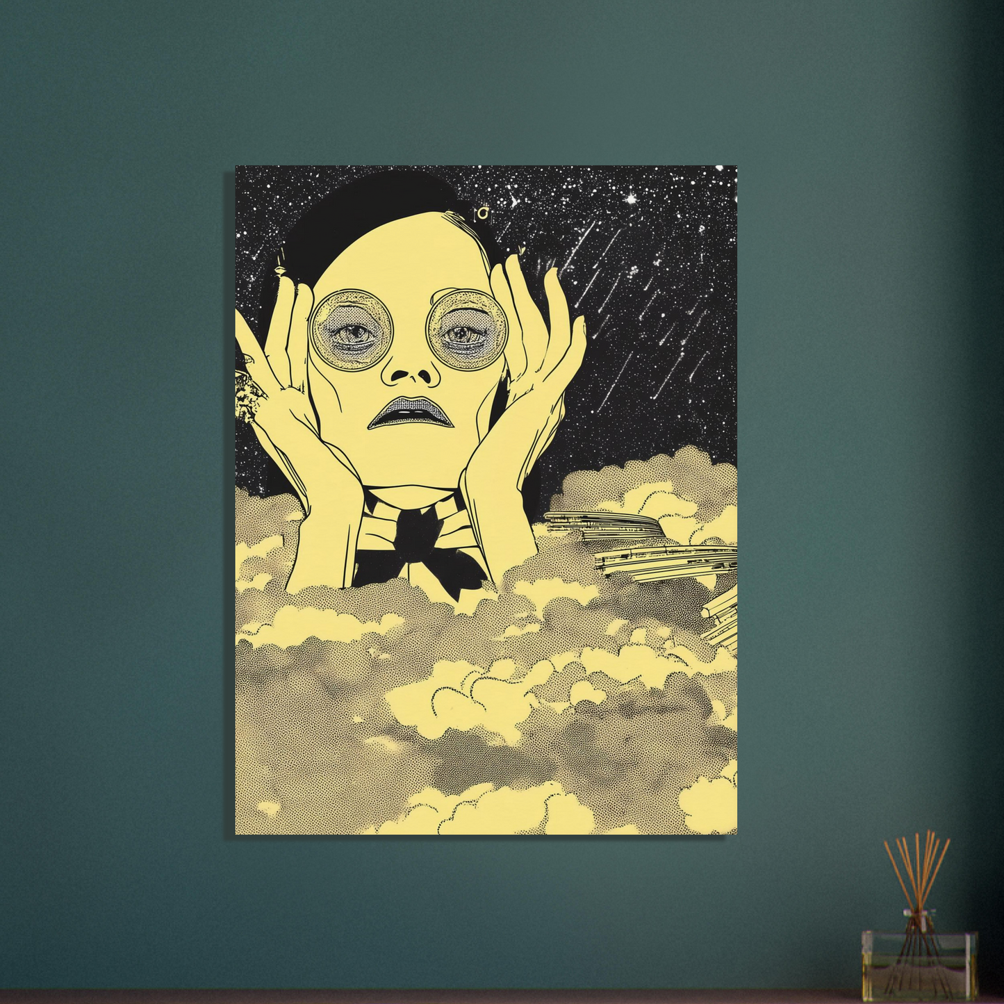 OBSERVER X - Psychedelic Illustration Print