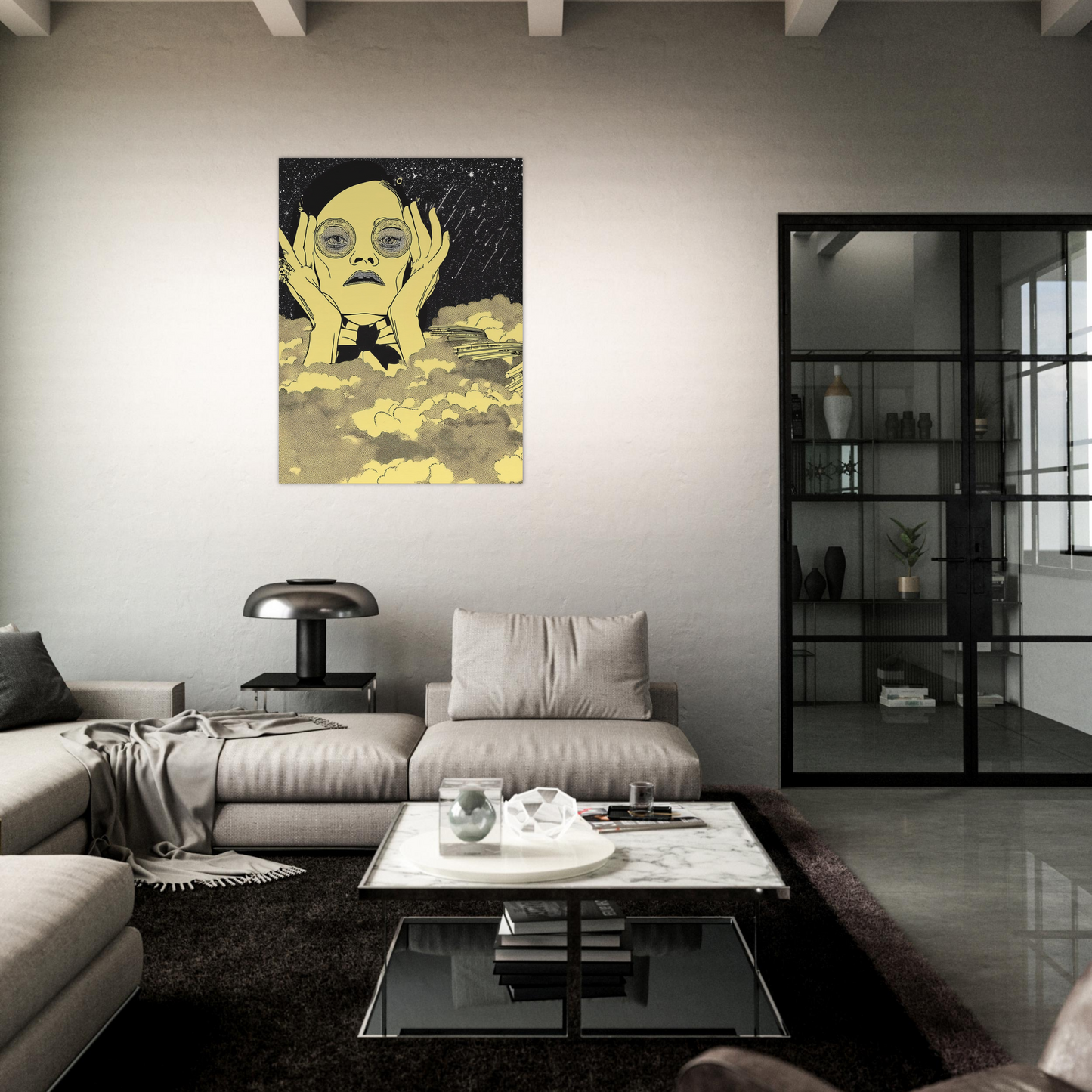 OBSERVER X - Psychedelic Illustration Print