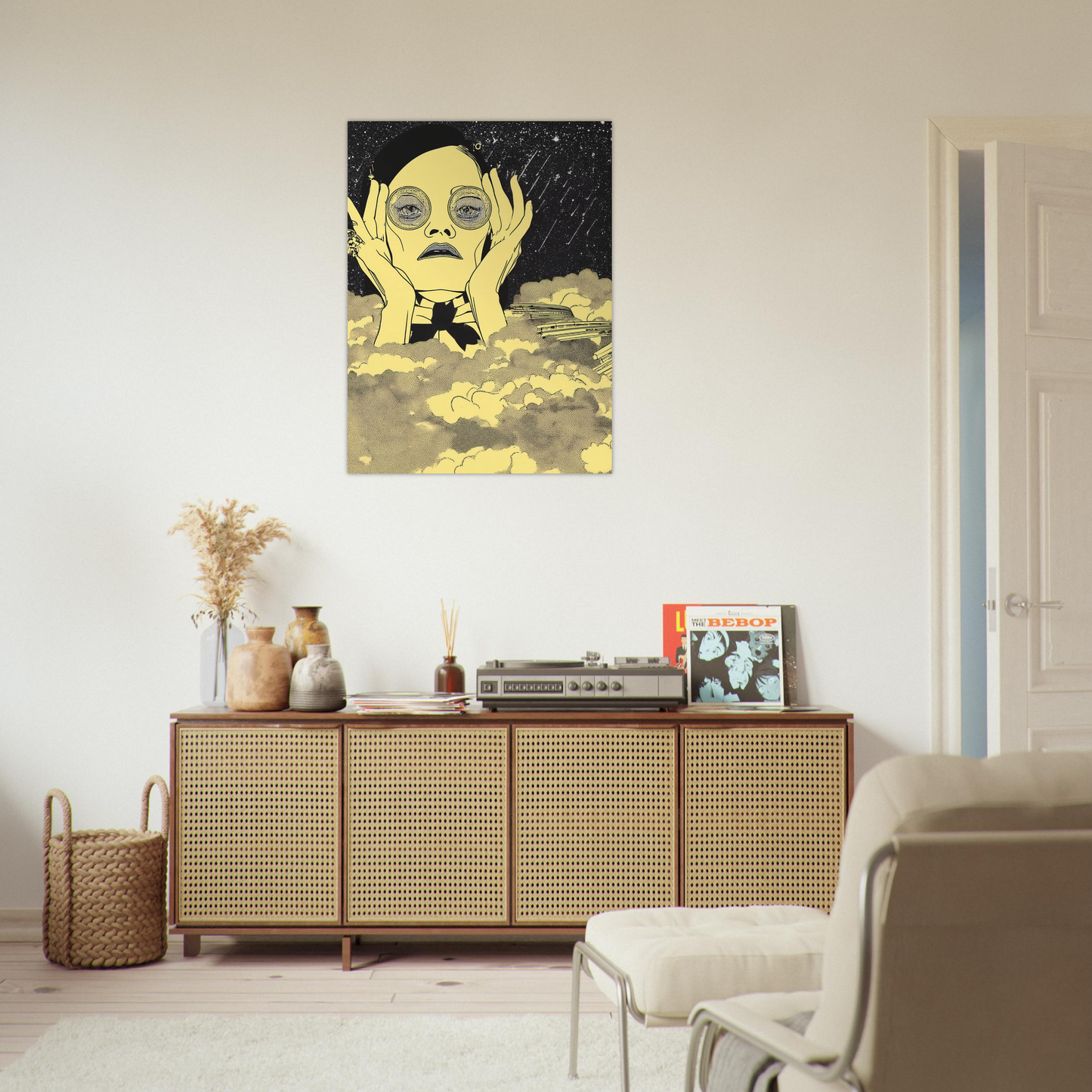 OBSERVER X - Psychedelic Illustration Print