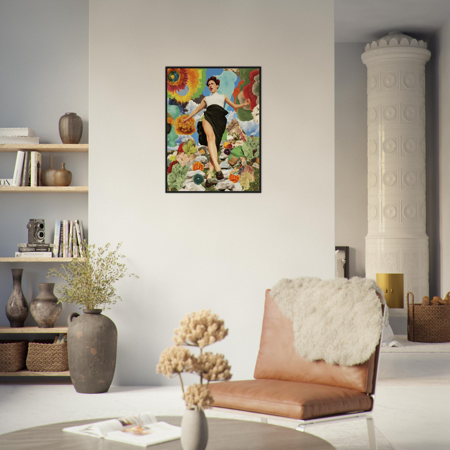 VORTEX - Psychedelic Collage Wall Art